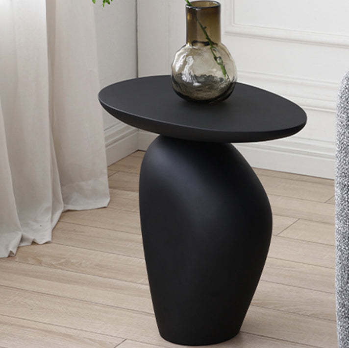 Contemporary Irregular Cobblestone End Table