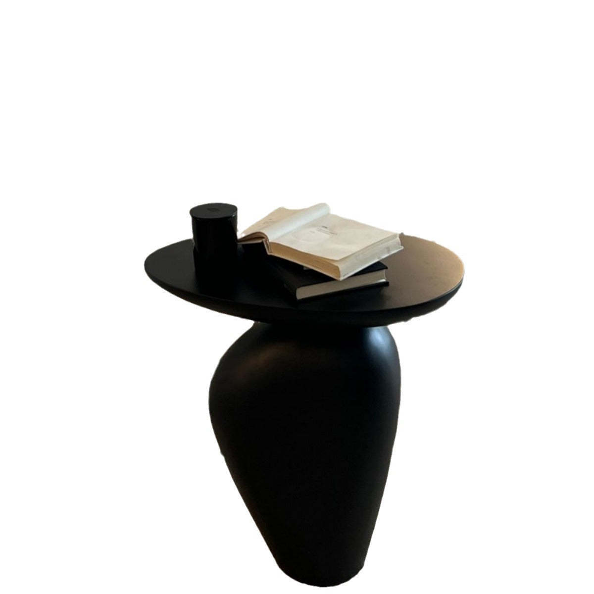 Contemporary Irregular Cobblestone End Table