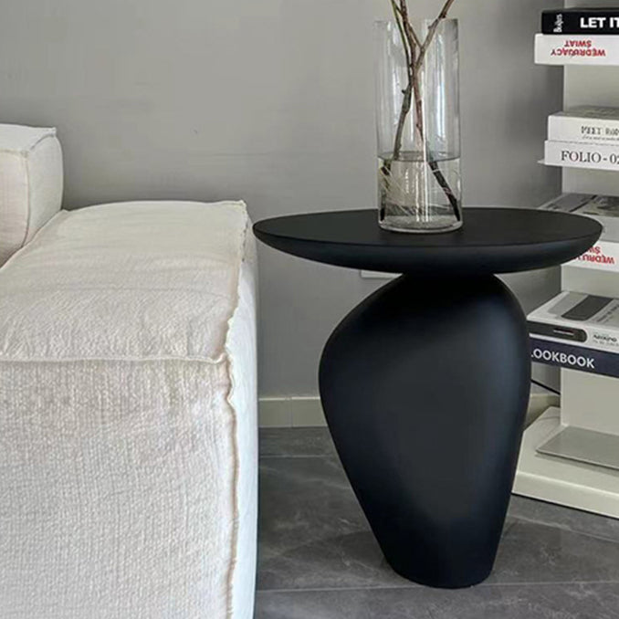 Contemporary Irregular Cobblestone End Table