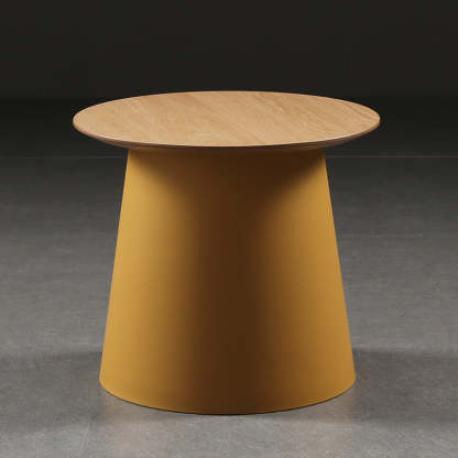 Minimalist Disc Round End Table