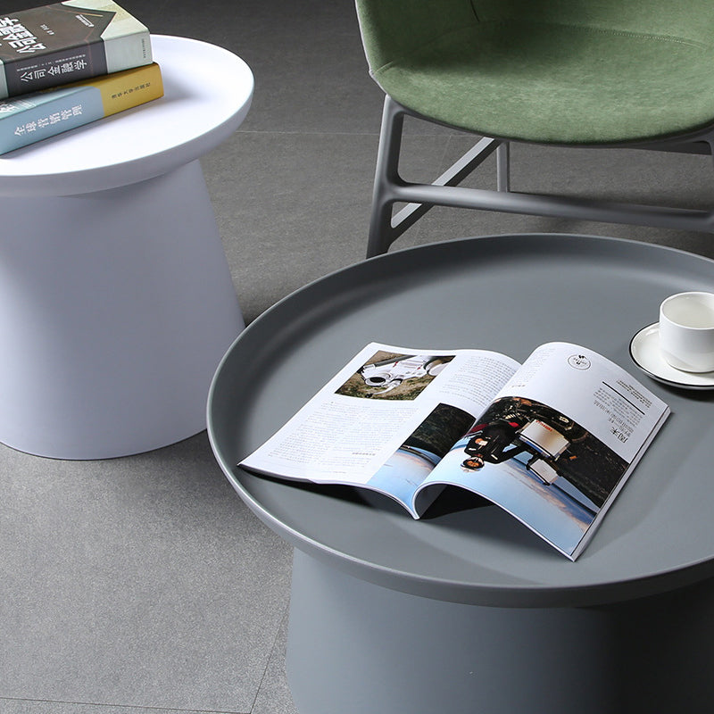 Minimalist Disc Round End Table — B / Green
