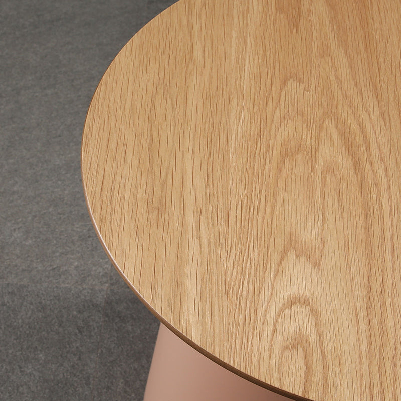 Minimalist Disc Round End Table — B / Pink