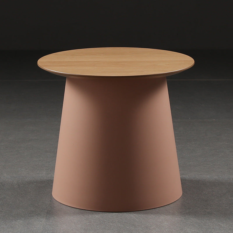 Minimalist Disc Round End Table