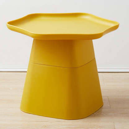 Minimalist Hexagonal Cone End Table