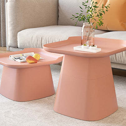 Minimalist Hexagonal Cone End Table — Gray