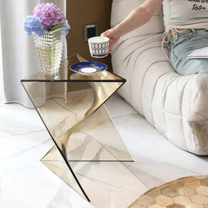 Irregular Triangle End Table