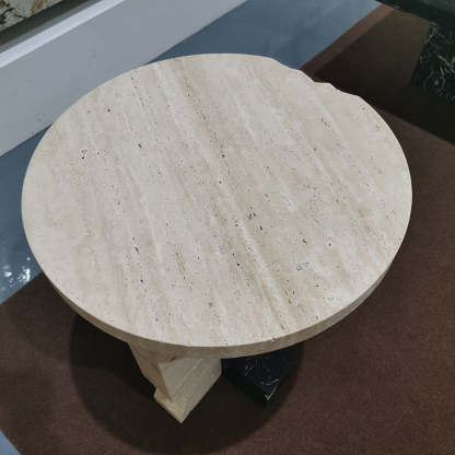 Chinese Long Marble Stone End Table