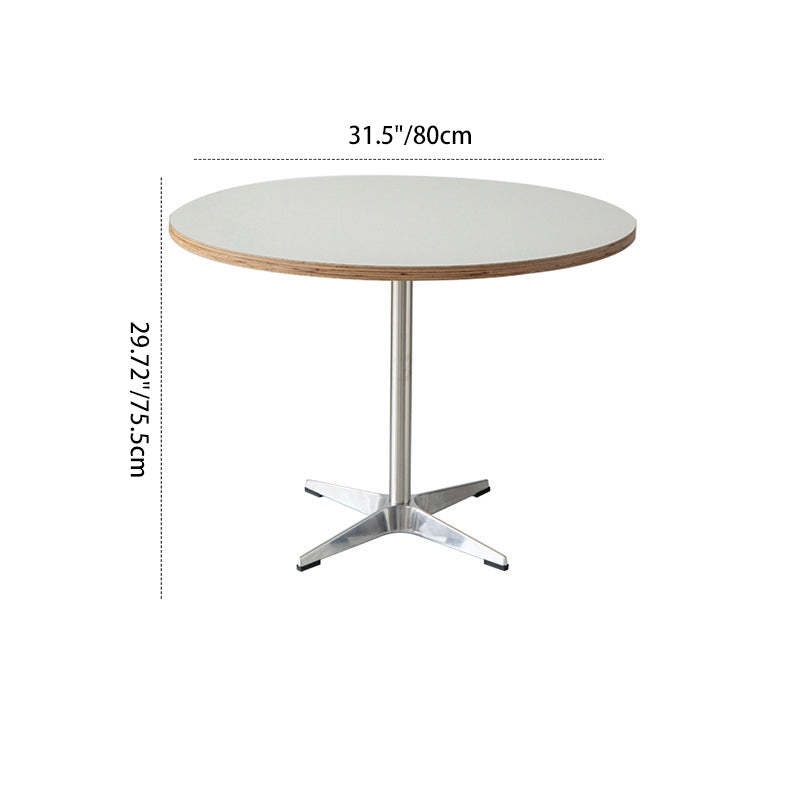 Chinese Cross-Support Solid Wood 1-Tier End Table