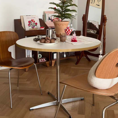 Chinese Cross-Support Solid Wood 1-Tier End Table