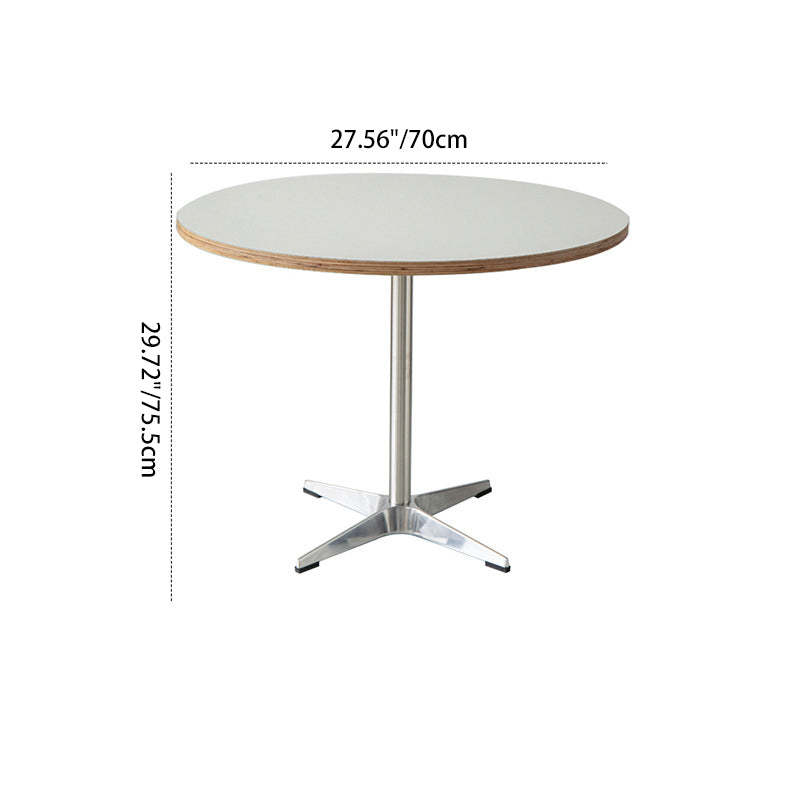 Chinese Cross-Support Solid Wood 1-Tier End Table