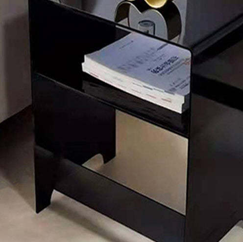 Luxury Curved Acrylic End Table 2-Tier