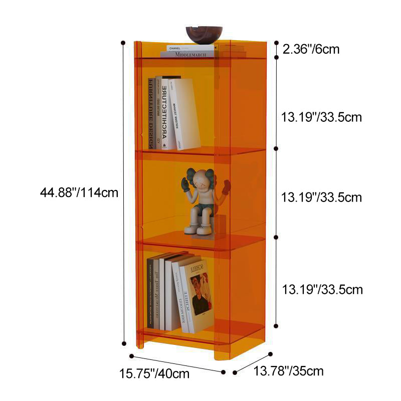 Layered Acrylic Nightstand 2/3/4/5-Tier