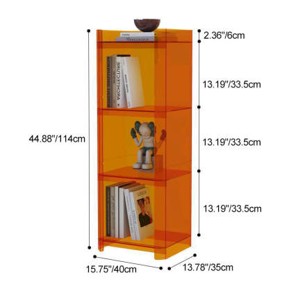Layered Acrylic Nightstand 2/3/4/5-Tier