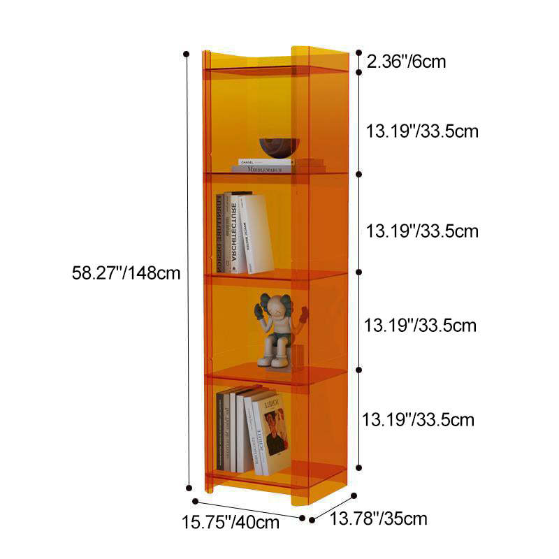 Layered Acrylic Nightstand 2/3/4/5-Tier