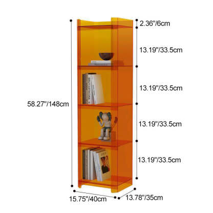 Layered Acrylic Nightstand 2/3/4/5-Tier