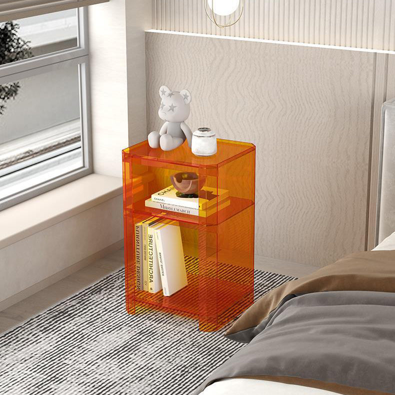 Layered Acrylic Nightstand 2/3/4/5-Tier