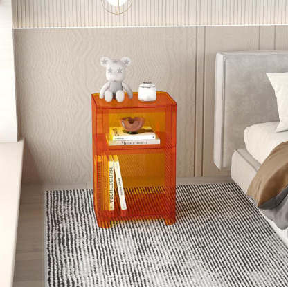Layered Acrylic Nightstand 2/3/4/5-Tier — 3