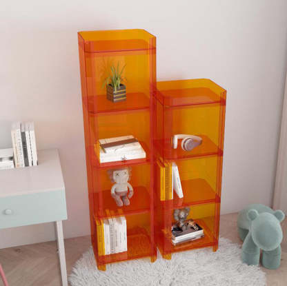 Layered Acrylic Nightstand 2/3/4/5-Tier — 4