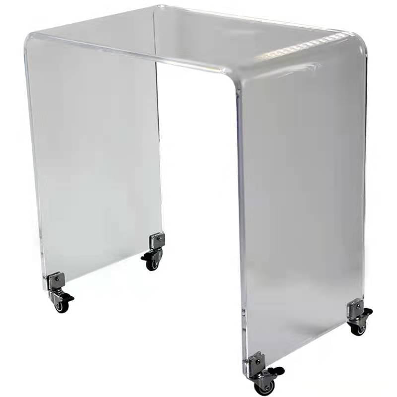 Modern Removable Acrylic End Table 1-Tier