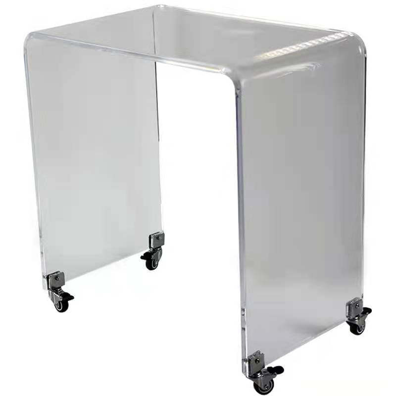 Modern Removable Acrylic End Table 1-Tier