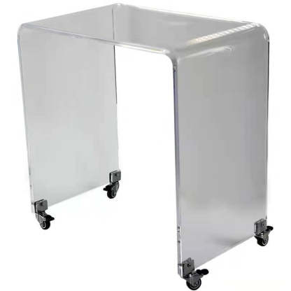 Modern Removable Acrylic End Table 1-Tier