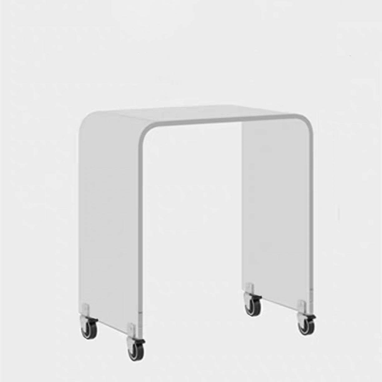 Modern Removable Acrylic End Table 1-Tier