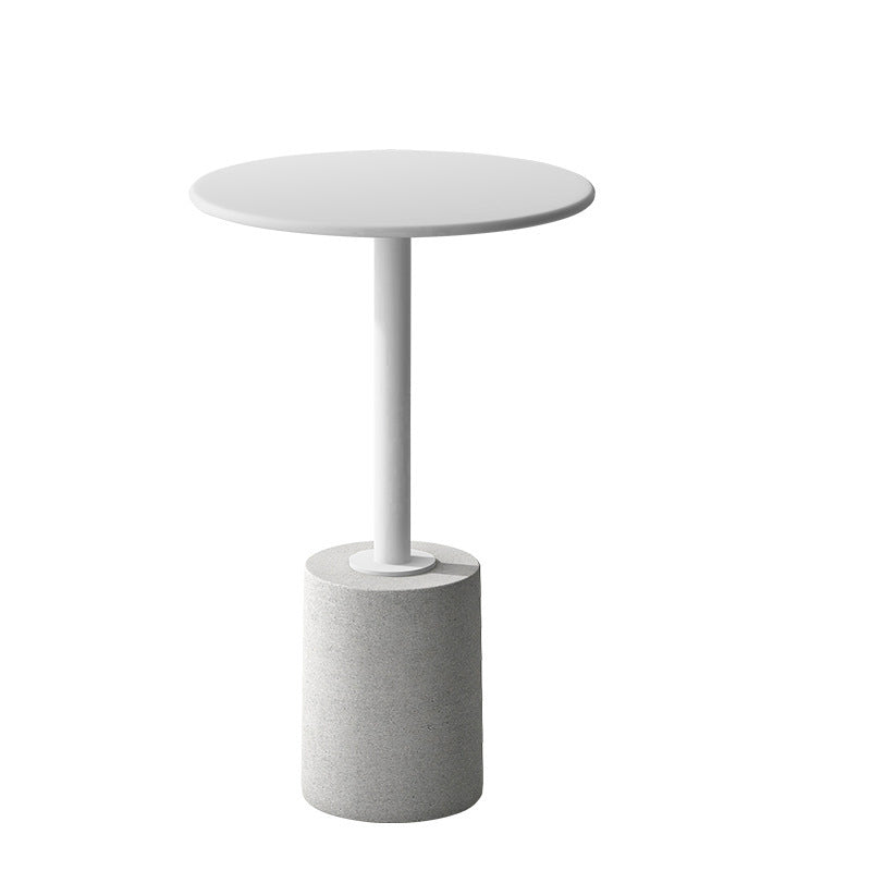 Modern Cylinder Metal Diamond End Table