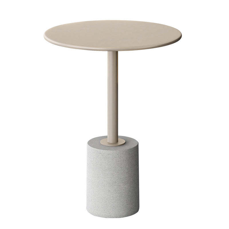Modern Cylinder Metal Diamond End Table
