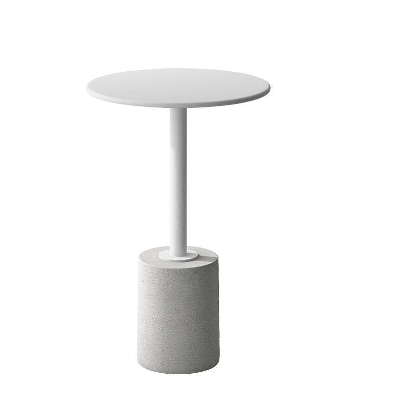 Modern Cylinder Metal Diamond End Table