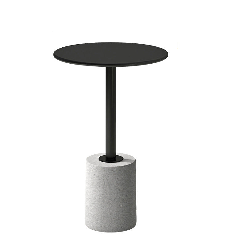 Modern Cylinder Metal Diamond End Table