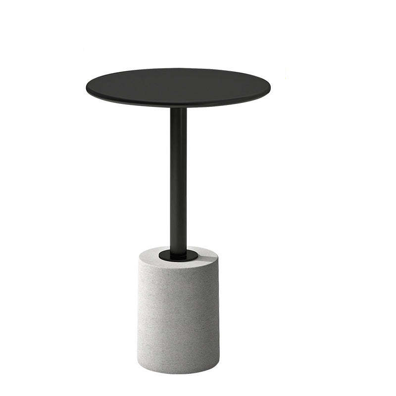 Modern Cylinder Metal Diamond End Table