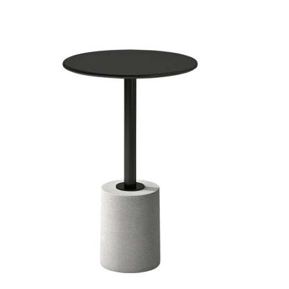 Modern Cylinder Metal Diamond End Table