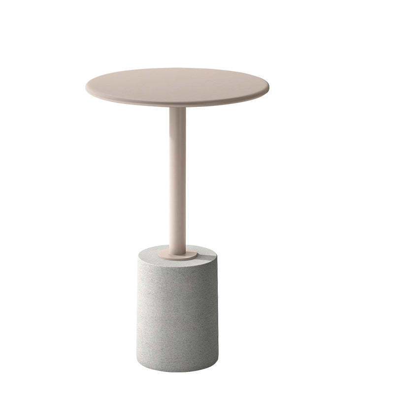 Modern Cylinder Metal Diamond End Table