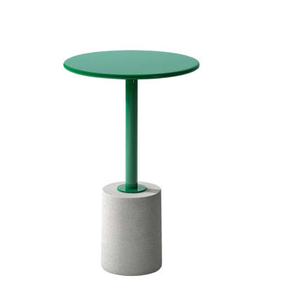 Modern Cylinder Metal Diamond End Table