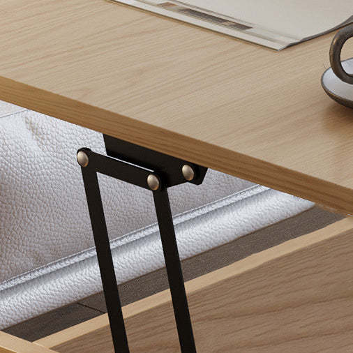 Nordic Wood Alloy Liftable End Table