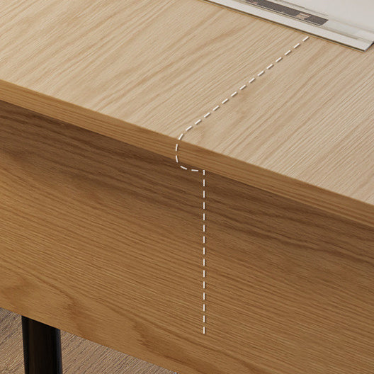 Nordic Wood Alloy Liftable End Table — Liftable / Green