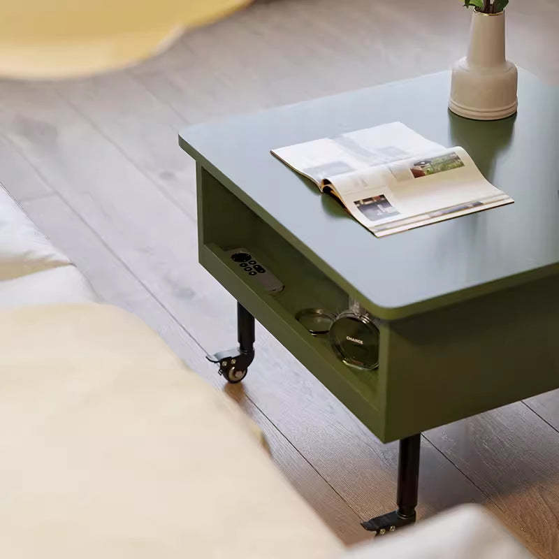 Nordic Wood Alloy Liftable End Table