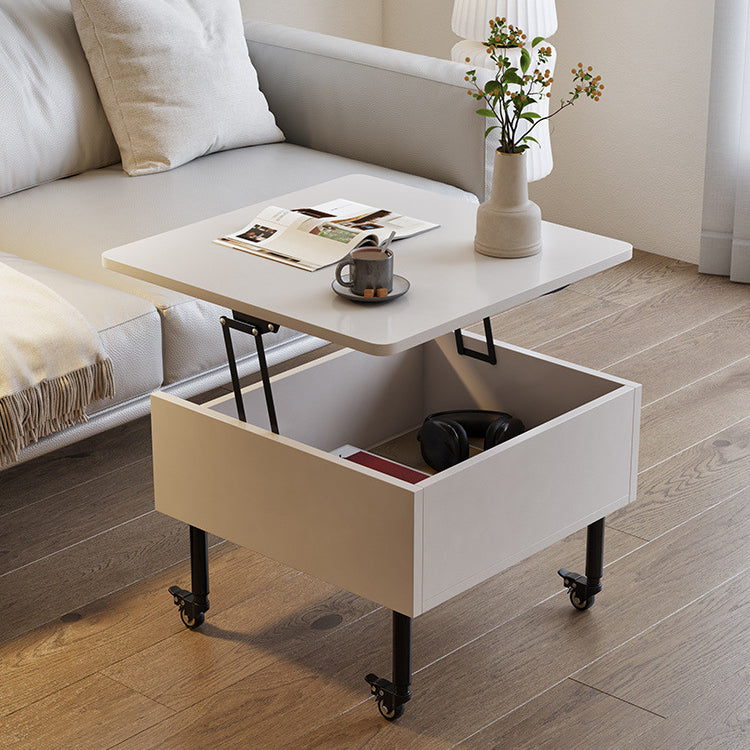 Nordic Wood Alloy Liftable End Table