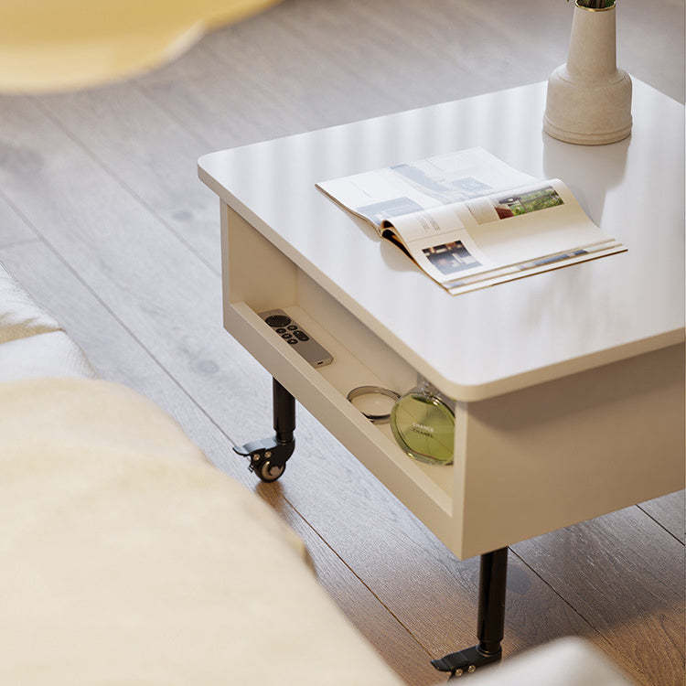 Nordic Wood Alloy Liftable End Table