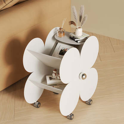 Nordic Four-Leaf Clover Metal Side Table