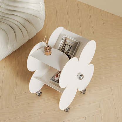 Nordic Four-Leaf Clover Metal Side Table