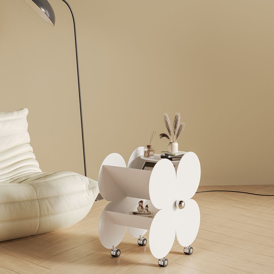 Nordic Four-Leaf Clover Metal Side Table
