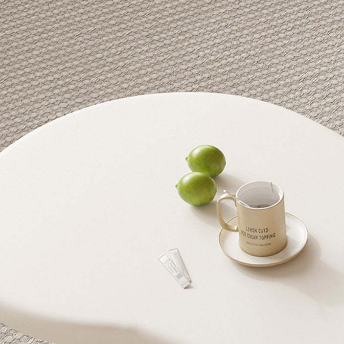 Minimalist Cloud Acrylic Leather Coffee Table