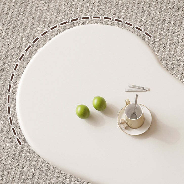 Minimalist Cloud Acrylic Leather Coffee Table