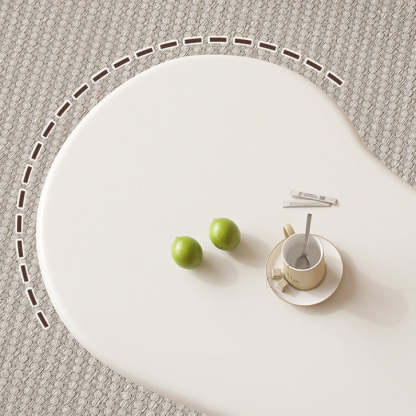 Minimalist Cloud Acrylic Leather Coffee Table