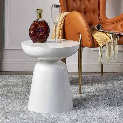 Scandinavian Round Stackable End Table