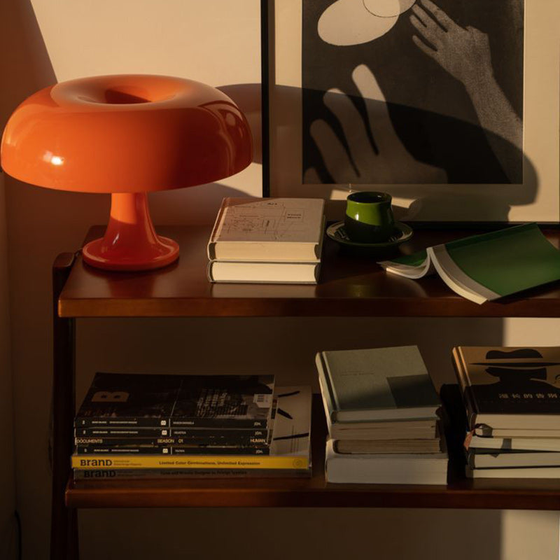 Retro Y-Frame Wood Iron Side Table