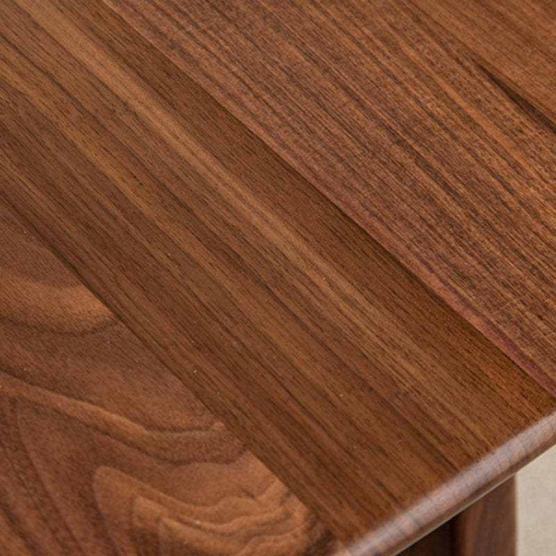 C-Shape Walnut Ash Movable End Table