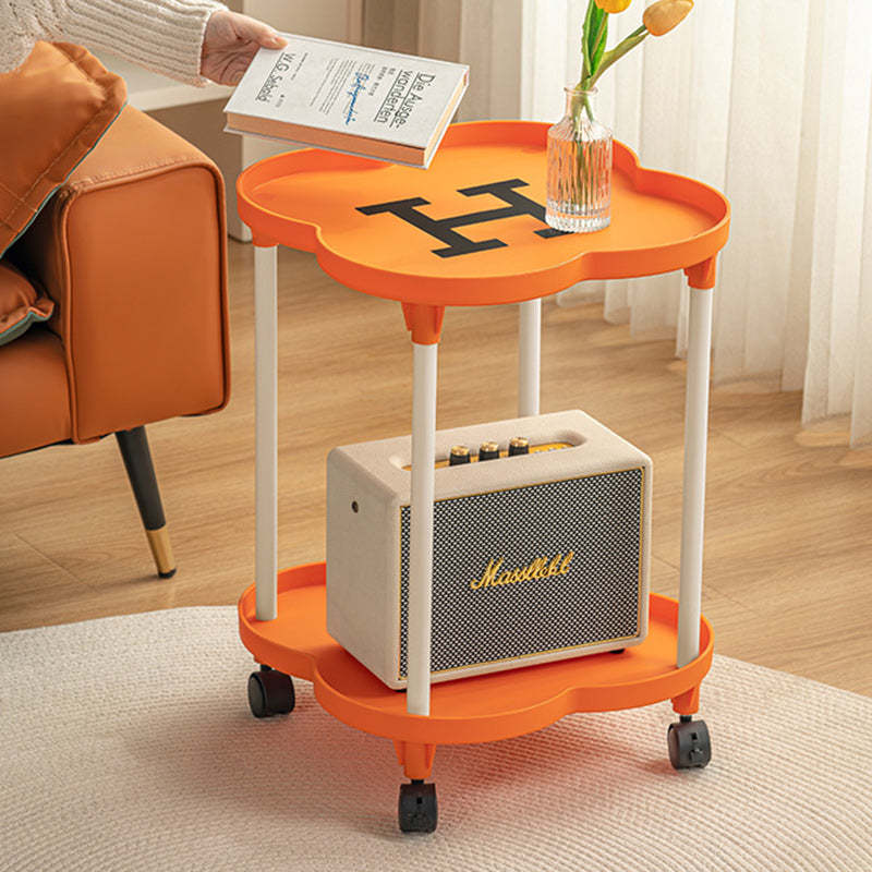 Plastic Coffee Table 2-Tier