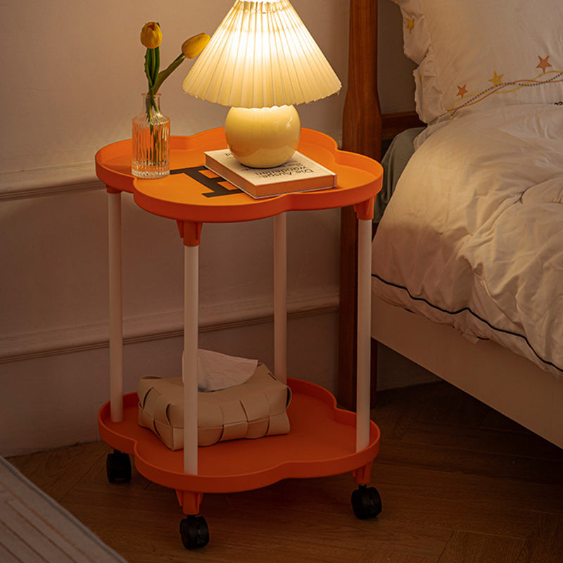 Plastic Coffee Table 2-Tier